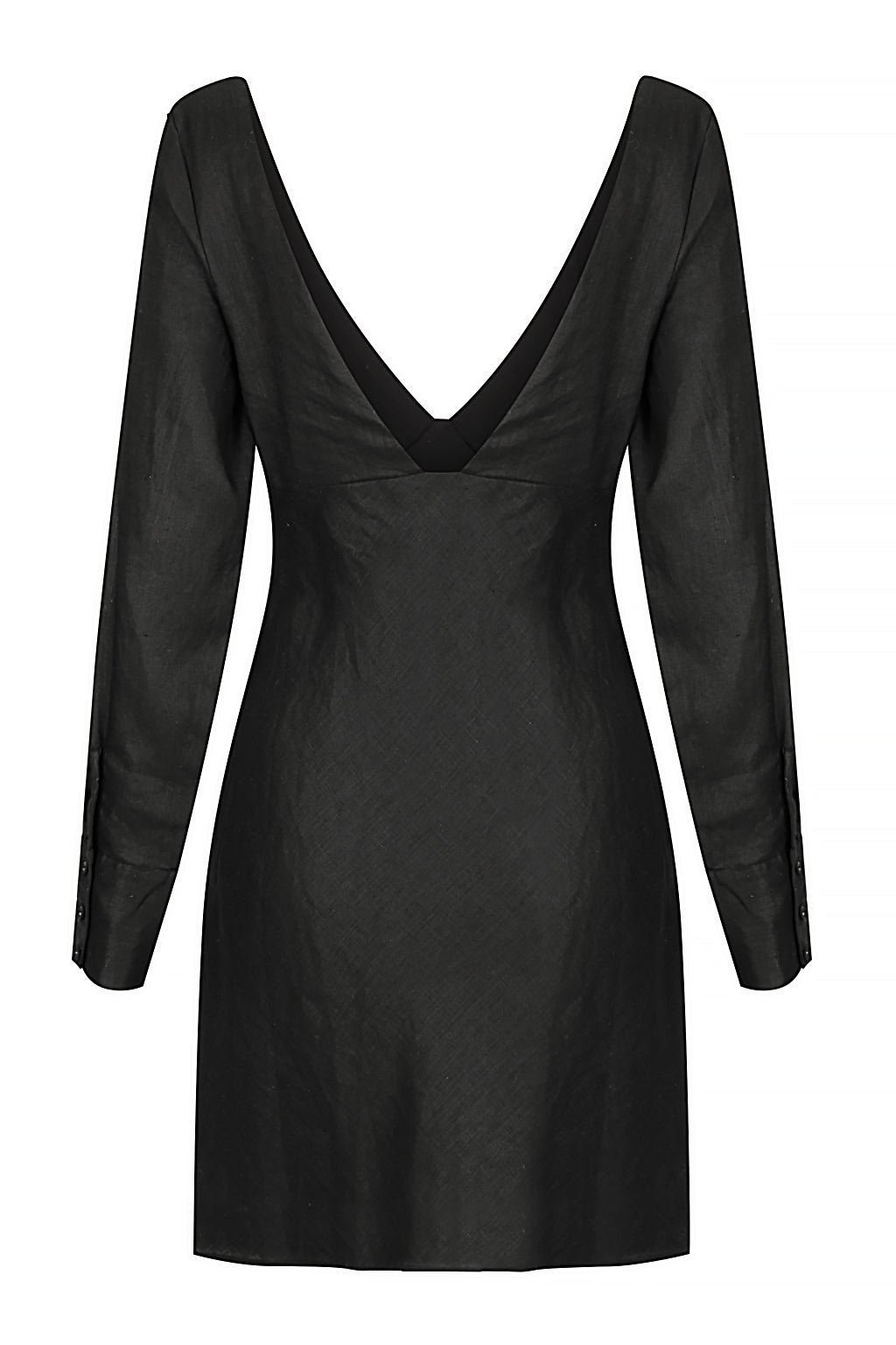 Bisk the Label Ivy Black Linen Dress