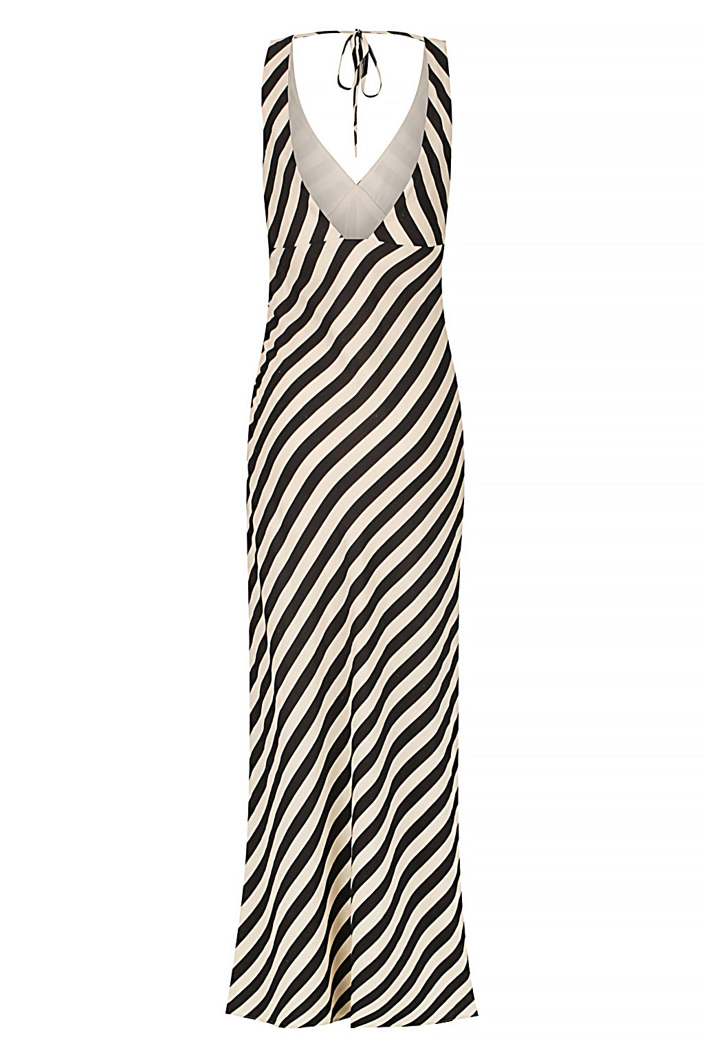 Bisk the Label Ellery Stripe Linen Blend Maxi Dress
